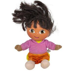 VTG Dora the Explorer Talking Plush Doll – 9.5" Stuffed Toy Vinyl Face / Plastic